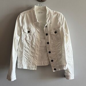 Women's White Denim Jacket
